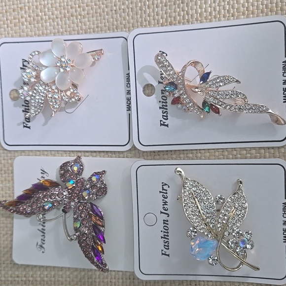 Fashion Jewelry Jewelry - Fashion Jewelry Purple and Gold Butterfly Brooch Collection